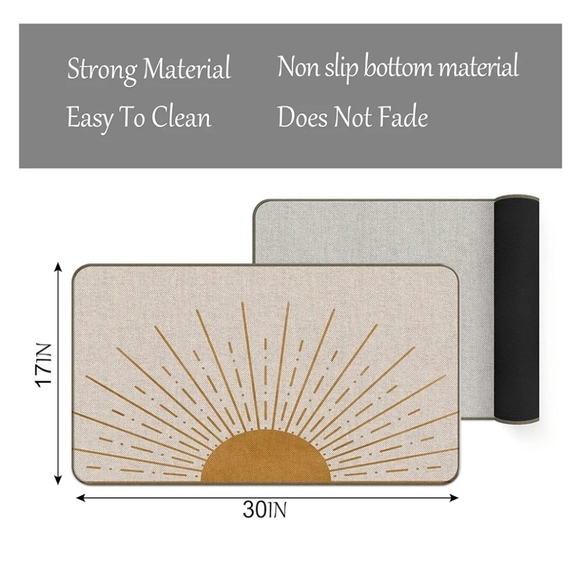 Sunflower Evil Eyes Entrance Door Mat - Picture 3 of 3